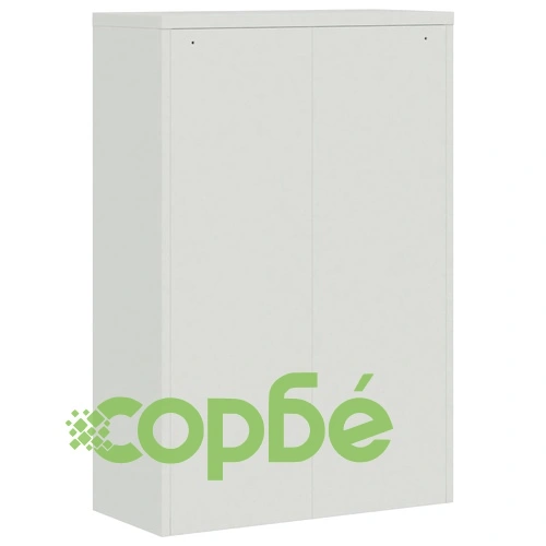 Шкаф за папки светлосиво и тъмносиво 90x40x140 см стомана ➤ топ цена ➤ sorbe.bg