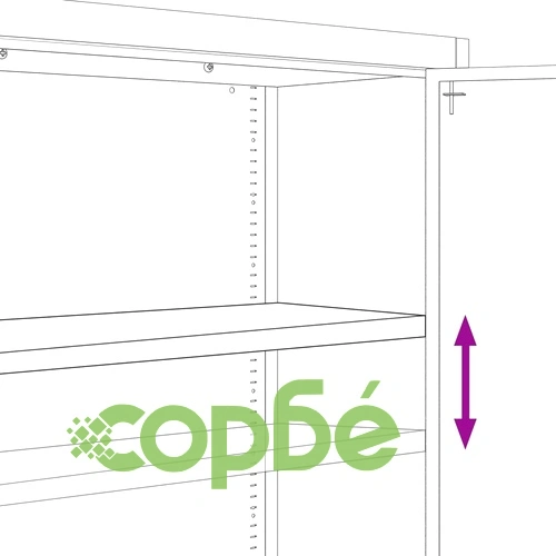 Шкаф за папки антрацит 90x40x180 см стомана ➤ топ цена ➤ sorbe.bg