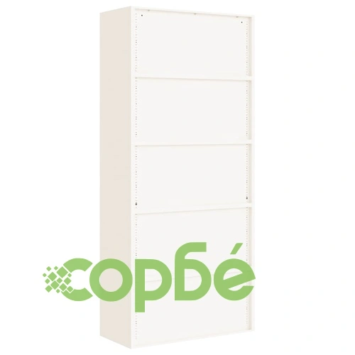 Шкаф за папки бял 90x40x200 см стомана ➤ топ цена ➤ sorbe.bg
