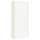 Шкаф за папки бял 90x40x200 см стомана