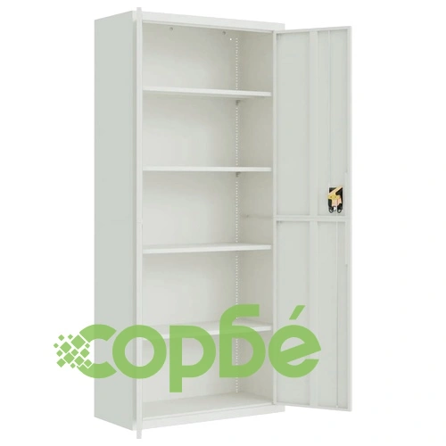 Шкаф за папки светлосив 90x40x200 см стомана ➤ топ цена ➤ sorbe.bg