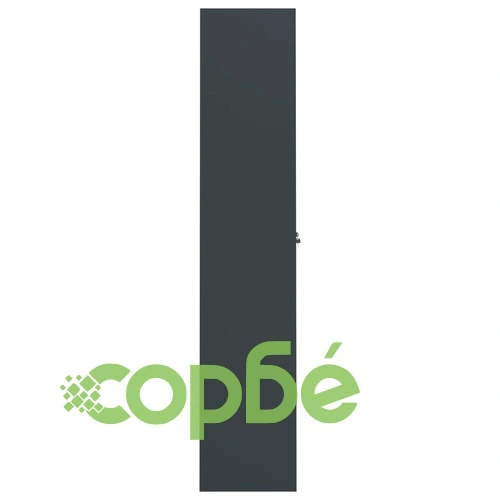 Шкаф за папки антрацит и бяло 90x40x200 см стомана ➤ топ цена ➤ sorbe.bg