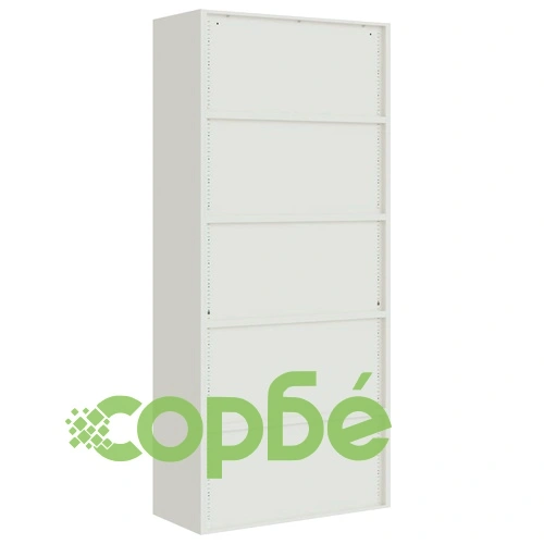 Шкаф за папки светлосиво и синьо 90x40x240 см стомана ➤ топ цена ➤ sorbe.bg