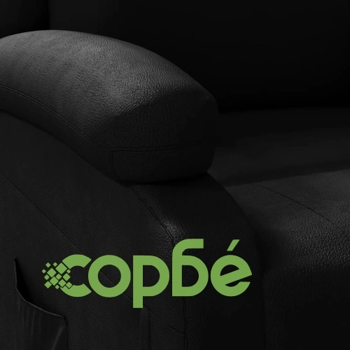 Реклайнер, черен, изкуствена кожа ➤ топ цена ➤ sorbe.bg