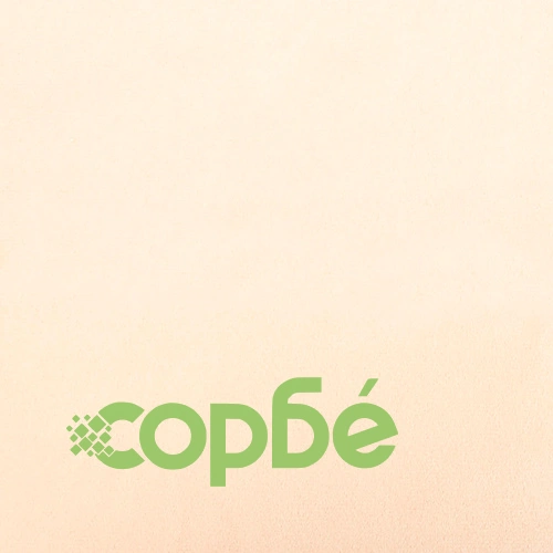 Кръгъл хокер, кайсия, кадифе ➤ топ цена ➤ sorbe.bg