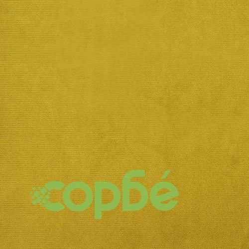 Кръгъл хокер, горчица зелено, кадифе ➤ топ цена ➤ sorbe.bg