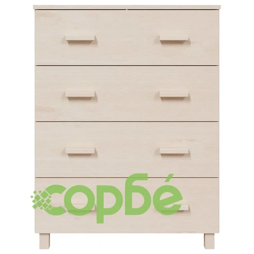 Сайдборд HAMAR, меденокафяв, 79x40x103,5 см, бор масив ➤ топ цена ➤ sorbe.bg