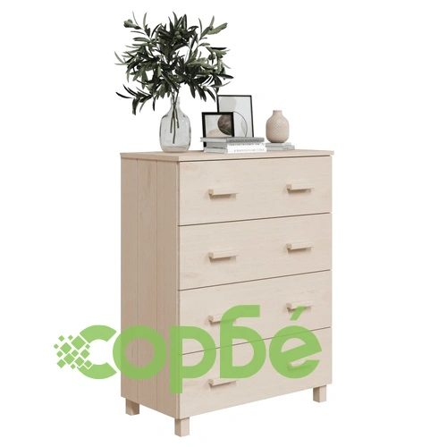 Сайдборд HAMAR, меденокафяв, 79x40x103,5 см, бор масив ➤ топ цена ➤ sorbe.bg