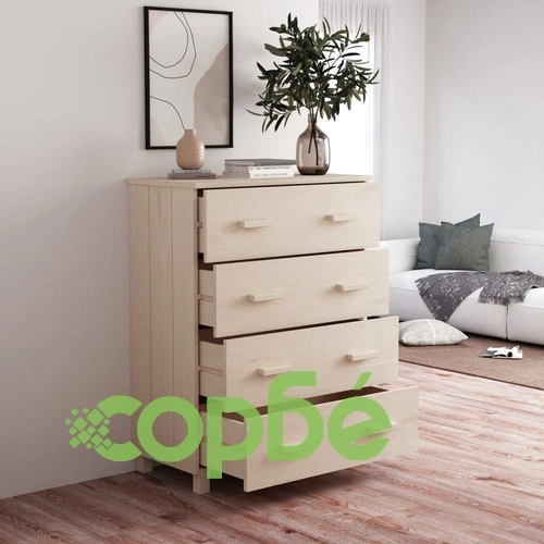 Сайдборд HAMAR, меденокафяв, 79x40x103,5 см, бор масив ➤ топ цена ➤ sorbe.bg