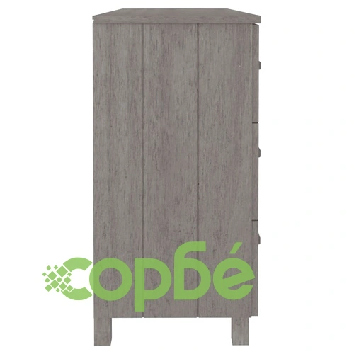 Сайдборд HAMAR, светлосив, 113x40x80 см, борово дърво масив ➤ топ цена ➤ sorbe.bg