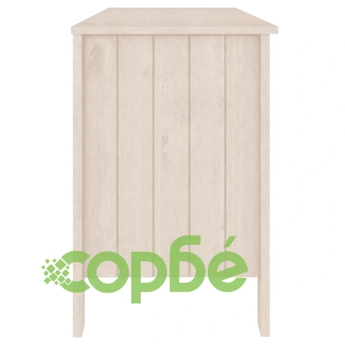 Бюро HAMAR, меденокафяво, 113x50x75 см, борово дърво масив ➤ топ цена ➤ sorbe.bg