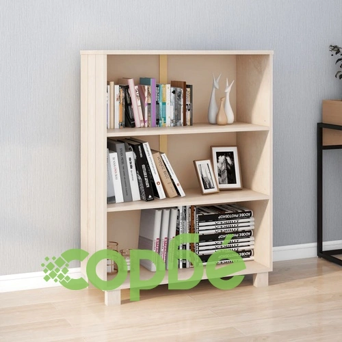 Шкаф за книги HAMAR, меденокафяв, 85x35x112 см, бор масив ➤ топ цена ➤ sorbe.bg