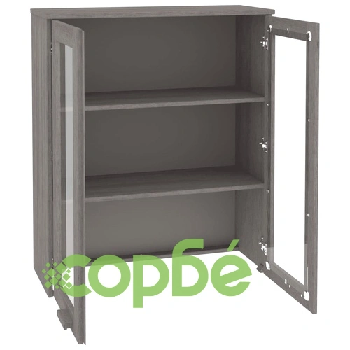 Надстройка за шкаф HAMAR светлосива 85x35x100 см бор масив ➤ топ цена ➤ sorbe.bg