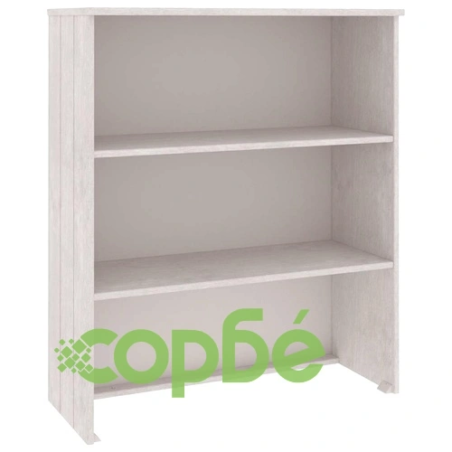 Надстройка за шкаф HAMAR, бяла, 85x35x100 см, бор масив ➤ топ цена ➤ sorbe.bg