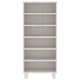 CD шкаф HAMAR, бял, 45x18x100 см, бор масив