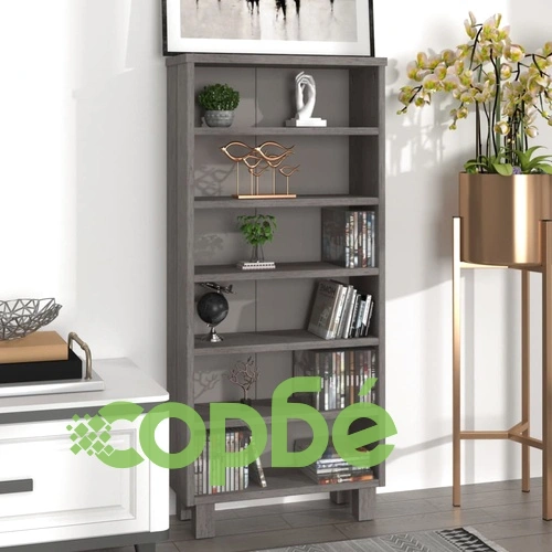 CD шкаф HAMAR, светлосив, 45x18x100 см, бор масив ➤ топ цена ➤ sorbe.bg