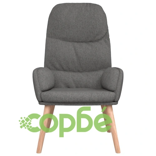 Стол за релакс, светлосив, плат ➤ топ цена ➤ sorbe.bg