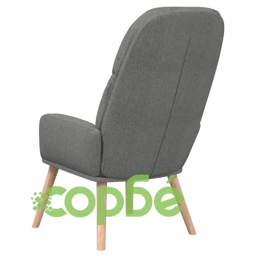 Стол за релакс, светлосив, плат ➤ топ цена ➤ sorbe.bg