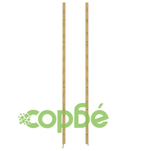 Стойка за вино за 36 бутилки, стенен монтаж, златиста, желязо ➤ топ цена ➤ sorbe.bg