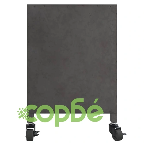 ТВ шкаф сребрист 110x30x40 см желязо ➤ топ цена ➤ sorbe.bg