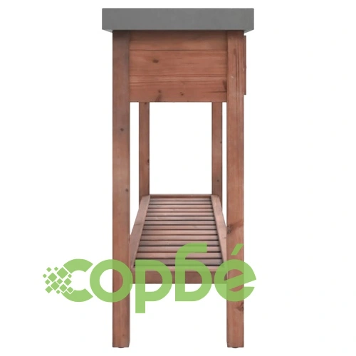 Конзолна маса, 110x35x80 см, чамово дърво масив ➤ топ цена ➤ sorbe.bg