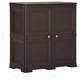 Пластмасов шкаф, 79x43x85,5 см, дървен дизайн, кафяв Пластмасов шкаф, 79x43x85,5 см, дървен дизайн, кафяв