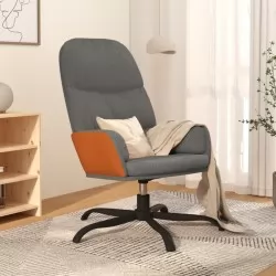 Стол за релакс, светлосив, текстил