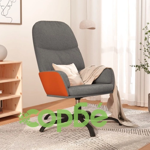 Стол за релакс, светлосив, текстил ➤ топ цена ➤ sorbe.bg