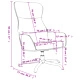 Релакс стол, сив, изкуствена кожа