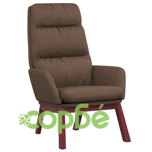 Релакс стол, таупе, текстил ➤ топ цена ➤ sorbe.bg