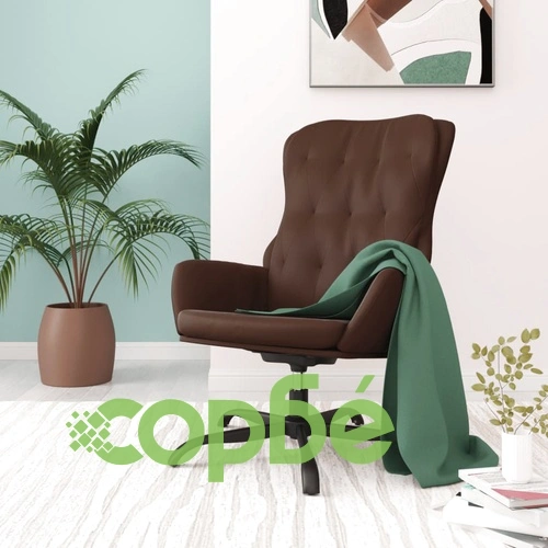 Релакс стол, кафяв, изкуствена кожа ➤ топ цена ➤ sorbe.bg