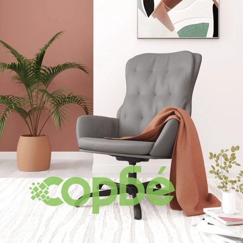 Релакс стол, антрацитно сиво, изкуствена кожа ➤ топ цена ➤ sorbe.bg