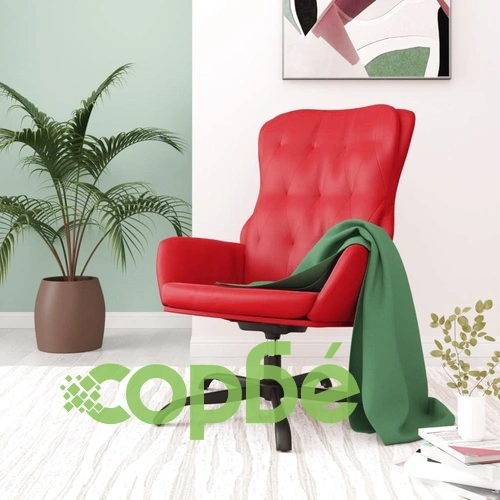 Релакс стол, виненочервен, изкуствена кожа ➤ топ цена ➤ sorbe.bg
