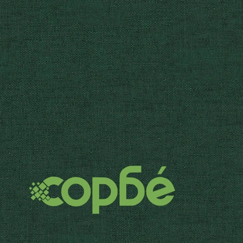Люлеещ стол, тъмнозелен, текстил ➤ топ цена ➤ sorbe.bg