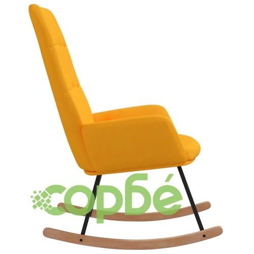 Люлеещ стол, горчица, текстил ➤ топ цена ➤ sorbe.bg