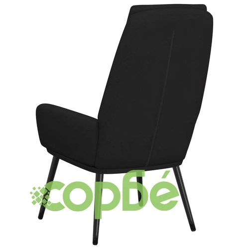 Релакс стол, черен, текстил ➤ топ цена ➤ sorbe.bg