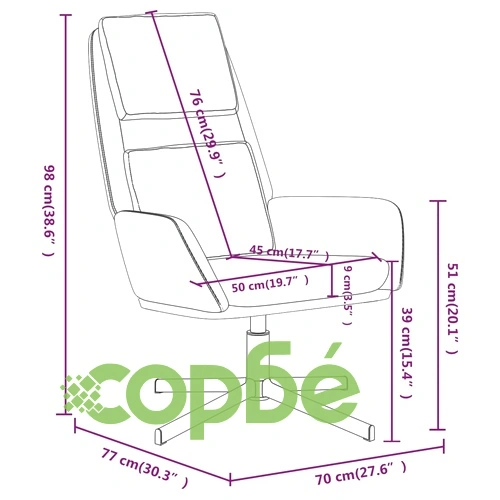 Релакс стол, светлозелен, кадифе ➤ топ цена ➤ sorbe.bg