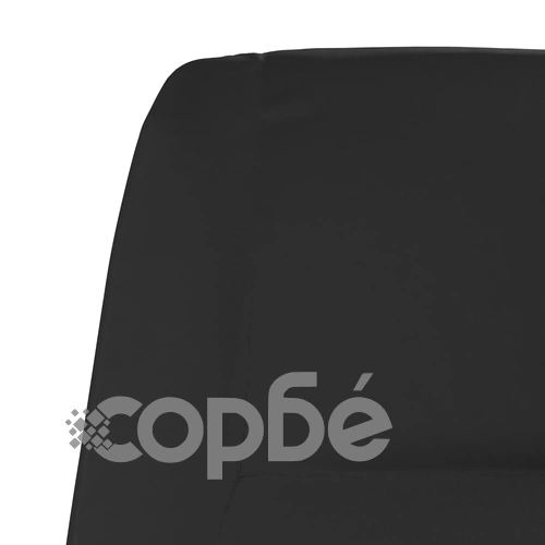 Релакс стол, лъскаво черно, изкуствена кожа ➤ топ цена ➤ sorbe.bg