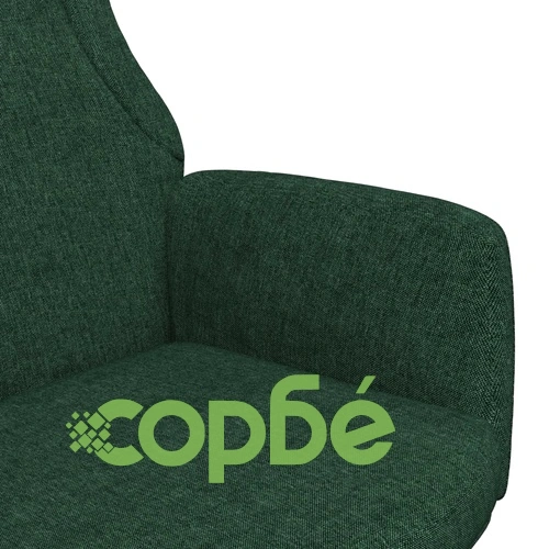 Релакс стол, тъмнозелен, текстил ➤ топ цена ➤ sorbe.bg
