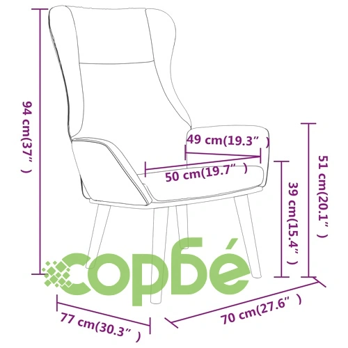 Релакс стол, черен, текстил ➤ топ цена ➤ sorbe.bg