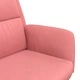 Релакс стол, розов, кадифе