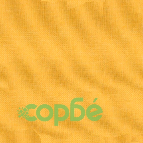 Табуретка, жълта, 60x60x36 см, текстил и изкуствена кожа ➤ топ цена ➤ sorbe.bg