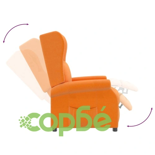Wingback наклоняем стол, светложълт, текстил ➤ топ цена ➤ sorbe.bg