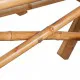 Маса за пикник, 115x115x81 см, бамбук