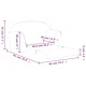 2-местен детски диван-легло антрацит мек плюш