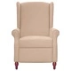 Wingback наклоняем стол, таупе, микрофибърен текстил