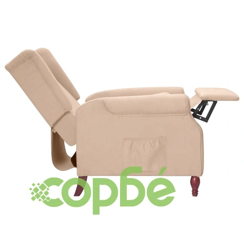 Wingback наклоняем стол, таупе, микрофибърен текстил ➤ топ цена ➤ sorbe.bg