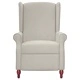 Wingback наклоняем стол, светлосив, микрофибърен текстил
