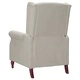 Wingback наклоняем стол, светлосив, микрофибърен текстил