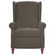 Wingback наклоняем стол, тъмносив, микрофибърен текстил